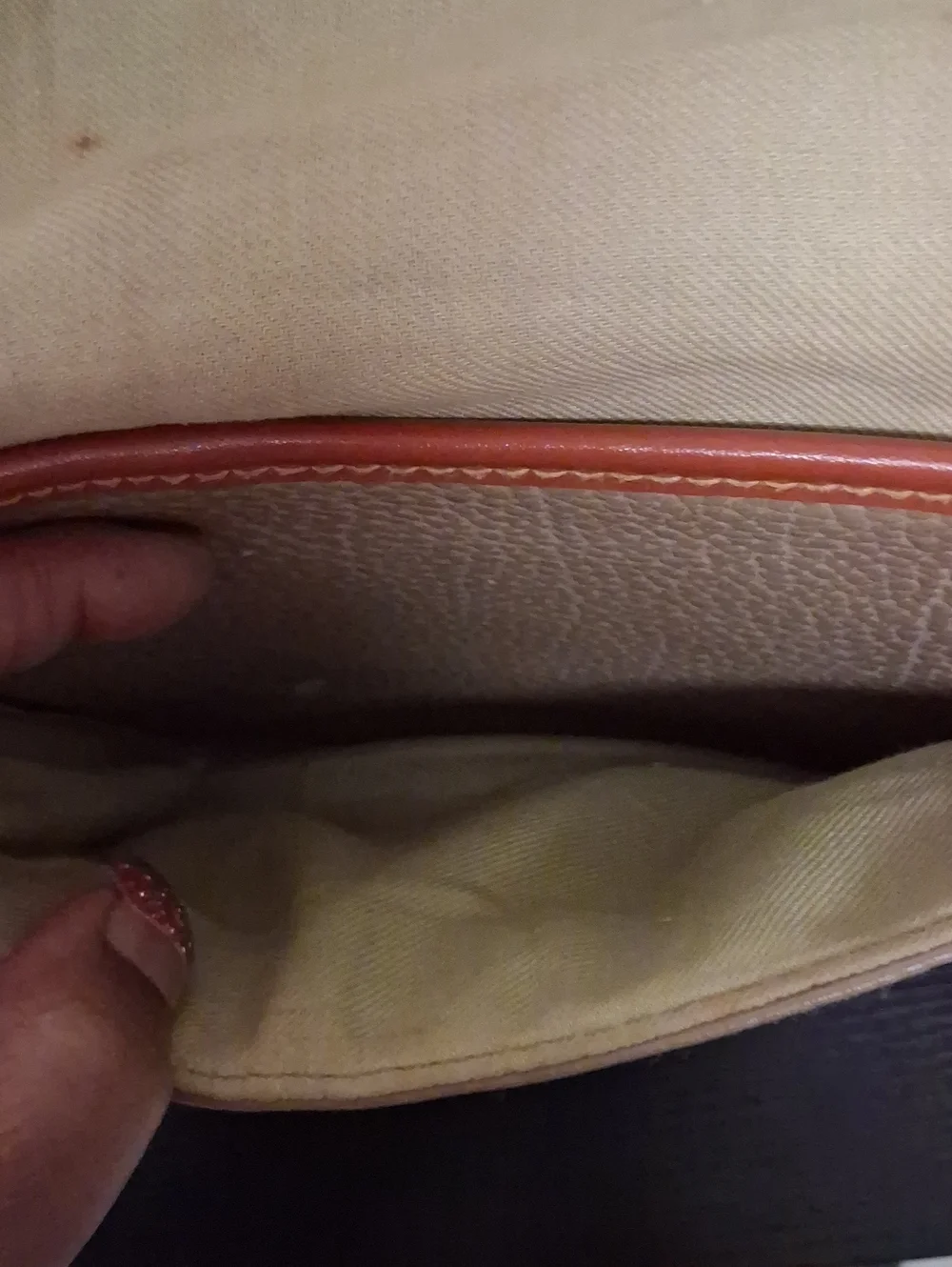 Dooney & Bourke Classic Two-Tone Leather Satchel Bag -
